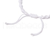 Butterfly Alloy Enamel Link Bracelets BJEW-JB11722-02-4