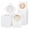 Cube Kraft Paper Storage Gift Boxes CON-WH0095-101C-01-1
