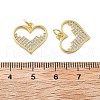 Brass Micro Pave Cubic Zirconia Pendants KK-C092-24C-G-3