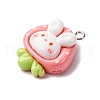 Opaque Resin Pendants RESI-V011-01A-2