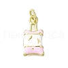 Brass Enamel Pendants KK-Z102-24G-2