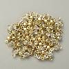 Brass Clear Cubic Zirconia Connector Charms RB-WH0005-002A-KCG-2