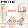 CHGCRAFT DIY Alloy Bolo Tie Making Finding Kit FIND-CA0009-03KCG-2
