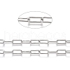 304 Stainless Steel Paperclip Chains CHS-A006-01P-2