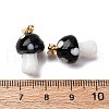Handmade Lampwork Pendants LAMP-S069-08G-06-3