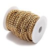 304 Stainless Steel Cuban Link Chain STAS-B019-02C-G-4