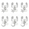 304 Stainless Steel Open Cuff Rings RJEW-UN00021-1