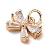 Brass Micro Pave Cubic Zirconia Pendants KK-D378-08KCG-2