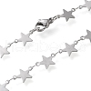 304 Stainless Steel Link Chain Necklaces X-STAS-I156-26P-2
