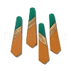 Opaque Resin & Walnut Wood Pendants RESI-D060-B-03-1