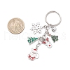 Alloy Enamel Brass Bell Keychains KEYC-TA00039-3