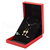 Rectangle PU Leather with Lint Jewelry Storage Box AJEW-WH0505-86A-01-1