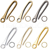 SUNNYCLUE 6Pcs Alloy Carp Fishing Hooks FIND-SC0012-21-1