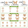Wood Cabochons WOOD-TA0001-33-15