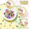 200Pcs 4 Styles Transparent Acrylic Beads OACR-YW0001-97-3
