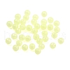 Opaque Luminous Acrylic Beads OACR-G038-06F-2