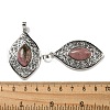 Natural Rhodonite Pendants G-Q158-02J-3