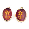 Natural Agate Pendants G-N326-154F-3