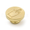Wax Seal Brass Stamp Head AJEW-G056-01F-3