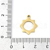 304 Stainless Steel Pendants STAS-F315-03G-3
