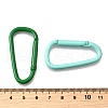 Spray Painted Alloy Spring Gate Rings PALLOY-A022-03-3