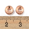 Brass Cubic Zirconia Spacer Beads KK-L215-004B-RG01-2