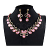 Zinc Alloy Rhinestone Jewelry Sets FS-WG57405-01-1