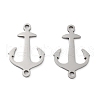 Non-Tarnish 201 Stainless Steel Connector Charms STAS-A090-24P-1
