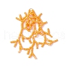 Handmade Glass Seed Beaded Coral Pendants PALLOY-MZ00765-02-1