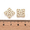 Brass Connector Charms KK-T074-55G-3