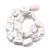 Natural Baroque Keshi Pearl Beads Strands PEAR-P064-01F-03A-3