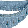 Olycraft 6M Polyester Tassel Lace Trim OCOR-OC0001-51B-1