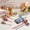WADORN 9 Yards 9 Colors Flower Polyester Embroidery Lace Ribbon OCOR-WR0001-50-5