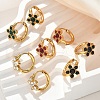 304 Stainless Steel Hoop Earrings EJEW-S253-01E-G-1