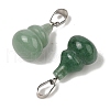 Natural Green Aventurine Pendants G-B127-03P-12-3