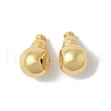 Matte Gold Color 925 Sterling Silver Beads STER-R014-05G-1