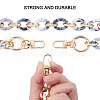 Fashewelry 4Pcs 4 Style Acrylic Curb Chain Bag Strap FIND-FW0001-22-4