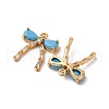 Brass Micro Pave Cubic Zirconia Pendants KK-Z112-36G-02-2