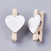 Wooden Craft Pegs Clips WOOD-WH0005-A01-2