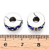 Alloy Rhinestone European Beads FIND-N009-06P-3