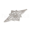 Brass Micro Pave Cubic Zirconia Pendants KK-M322-46P-2