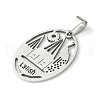 Non-Tarnish 201 Stainless Steel Pendants STAS-U003-17P-2