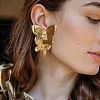 Alloy Dangle Stud Earrings WG37B66-02-1