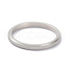 Non-Tarnish 2mm Matte Plain Dome Finger Ring for Girl Women RJEW-C012-01B-P-2