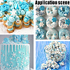 SUNNYCLUE Snowflake Theme Handmade Polymer Clay Cabochons CLAY-SC0001-96-5