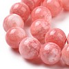 Natural Persian Jade Beads Strands G-D434-6mm-30-4