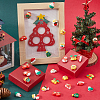 SUNNYCLUE 72pcs 12 Styles Christmas Theme Opaque Resin Cabochons RESI-SC0005-72-4