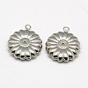 Tarnish Resistant 304 Stainless Steel Pendants STAS-K002-16mm-29A-1