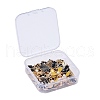 36Pcs 6 Style Light Gold Plated Alloy Pendants ENAM-ZZ0001-05-8