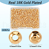 SOFPLATE Rack Plating and PVD Vacuum Plating Brass Round Spacer Beads FIND-SP0002-24B-2